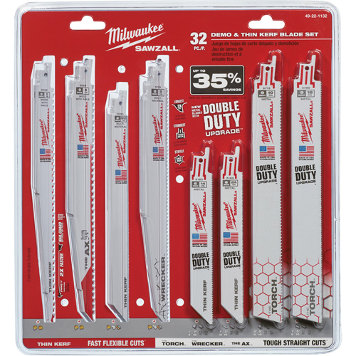Sawzall&reg; Demo and Thin Kerf Blade Set Seaboard Timber Mart
