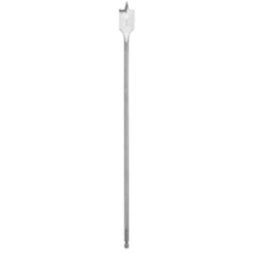 Flat Boring Bit, 3/4" Diameter, 1/4" Hex Shank, 16" Length Seaboard Timber Mart
