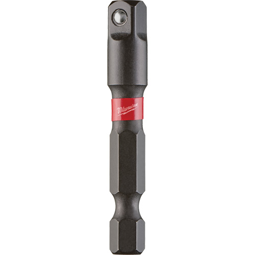 Shockwave Impact Driver Socket Adapter, 1/4" Drive Size, 1/4" Male Size, Ball, 1-7/8" L Seaboard Timber Mart