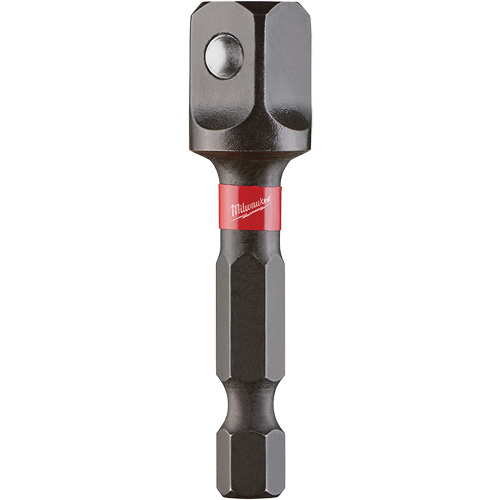 Shockwave Impact Driver Socket Adapters, 1/4" Drive Size, 3/8" Male Size, Ball, 1-7/8" L Seaboard Timber Mart