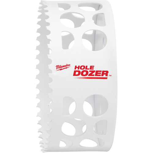 Scie-cloche Hole Dozer, 4-1/2", Profondeur de la coupe 1-5/8", Bim&eacute;tal Seaboard Timber Mart