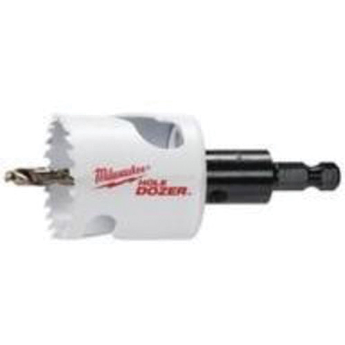Hole Dozer Hole Saw with Arbor, 1-3/4", 1-5/8" Depth of Cut, Bi-Metal Seaboard Timber Mart