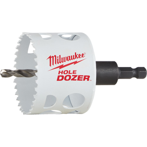 Hole Dozer Hole Saw with Arbor, 2-1/2", 1-5/8" Depth of Cut, Bi-Metal Seaboard Timber Mart