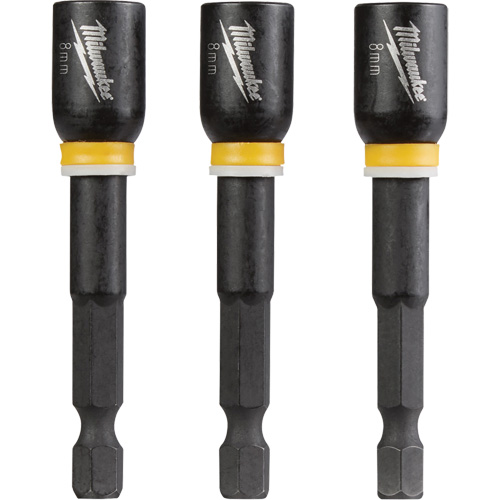 Tourne-&eacute;crou Shockwave Impact Duty, Embout 1/4", Prise 8 mm, 2-9/16" lo, Magn&eacute;tique Seaboard Timber Mart