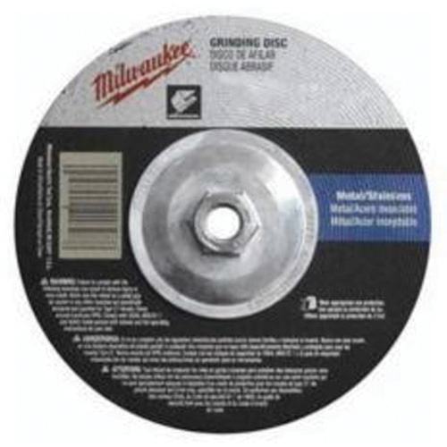 Meule, 7" x 1/4", Arbre 5/8"-11, Oxyde d'aluminium, Type 27 Seaboard Timber Mart