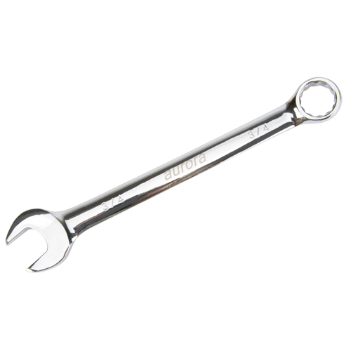 Combination Wrench, 12 Point, 3/4", Chrome Finish Seaboard Timber Mart