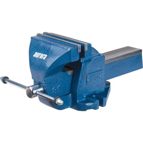 Heavy-Duty Bench Vise, 8" Jaw Width, 4" Throat Depth Seaboard Timber Mart