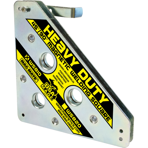 Magnetic Welding Squares, 8" L x 3/4" W x 8" H, 160 lbs. Seaboard Timber Mart