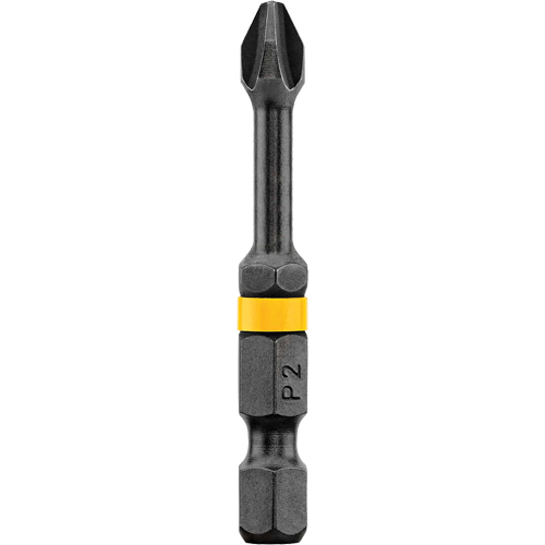 Embout Impact Ready no 2 Phillips 2' de Dewalt, Phillips, Embout #2, Prise 1/4", Longueur 2" Seaboard Timber Mart