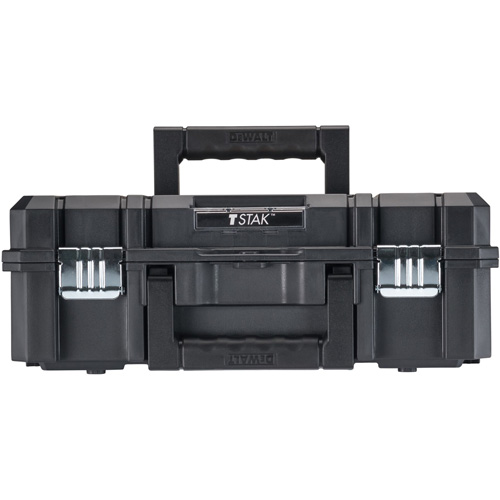 TSTAK&reg; II Tool Box with Flat Top, 17-1/4" x 13" x 6-3/8", Black Seaboard Timber Mart