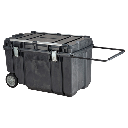 TOUGH CHEST Mobile Storage, 38-29/32" x 23-3/32" x 24-5/16", Black Seaboard Timber Mart