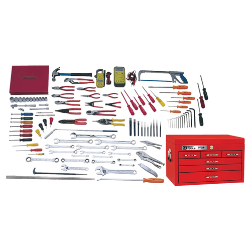 Electricians Master Set With Top Chest, 114 Pieces Seaboard Timber Mart