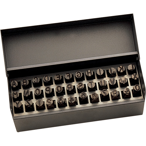 Letter & Number Hand Stamp Set, 36 Pieces Seaboard Timber Mart
