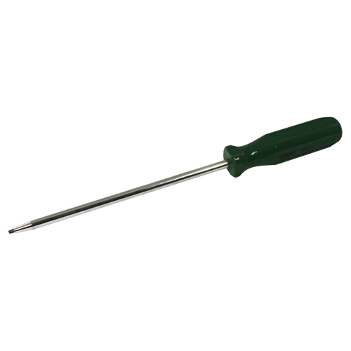Square Screwdriver, #1 Tip, Round, 12-1/4" L, Plastic Handle Seaboard Timber Mart