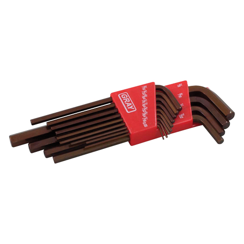 Long Arm Hex Key Set, 13 Pcs., Imperial Seaboard Timber Mart