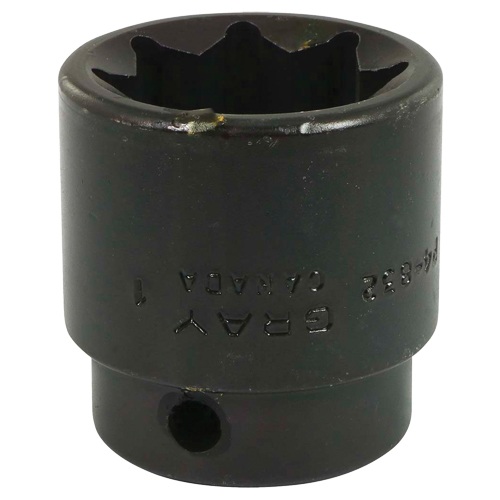 Socket, Impact, 1", 1/2" Drive, 8 Points Seaboard Timber Mart