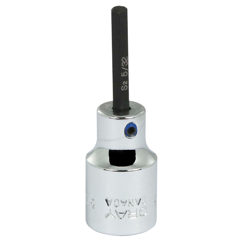 Bit Socket, 3/8" x 2-1/4" L, 3/8" Drive Seaboard Timber Mart