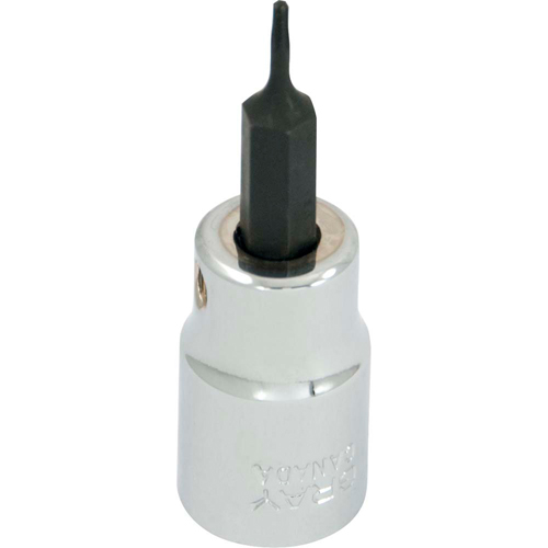 Bit Socket, Torx&reg;, T6 x 2-1/8" L, 3/8" Drive Seaboard Timber Mart