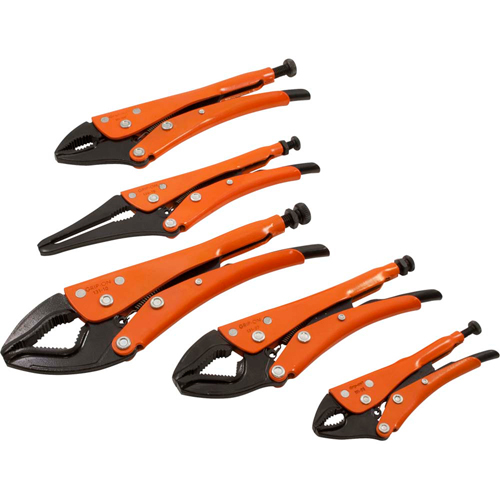 Jeu de pinces verrouillables, 5 Morceaux Seaboard Timber Mart