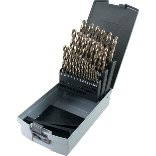 Jeu de forets, 29 morceaux, Acier rapide au cobalt Seaboard Timber Mart