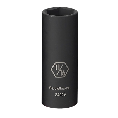 Douille, Chocs, 15/16", Prise 3/8", 6 pans, Profond Seaboard Timber Mart