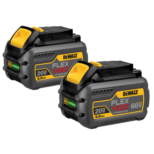 FlexVolt Batteries, Lithium-Ion, 60 V, 6 A Seaboard Timber Mart