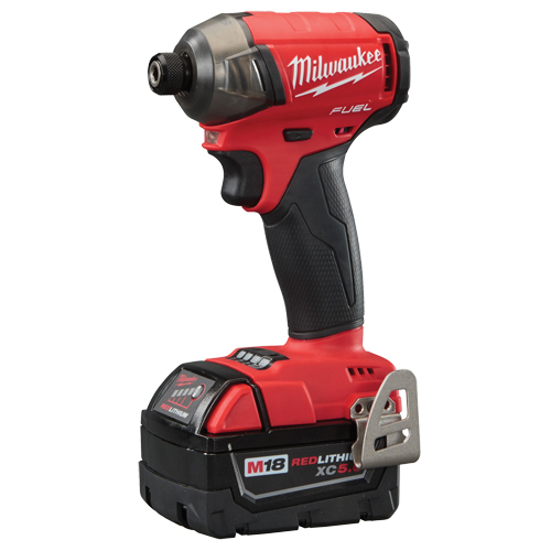 Ensemble de tournevis hexagonal hydraulique &agrave; percussion 1/4" M18 Fuel Surge, 1/4", 37,5 lb-pi Couple max., 18 V Seaboard Timber Mart