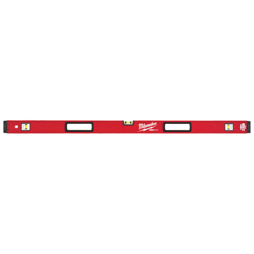 Redstick Level, Box, 4' L, Steel, 3, Non-Magnetic Seaboard Timber Mart