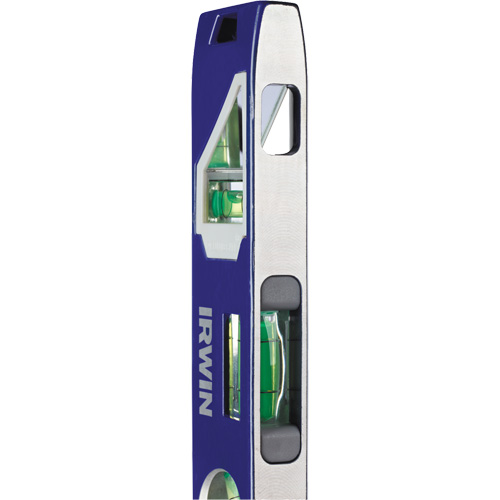 250 Series Heavy-Duty Torpedo Level, 9" L, Aluminum, 4 Vials, Magnetic Seaboard Timber Mart