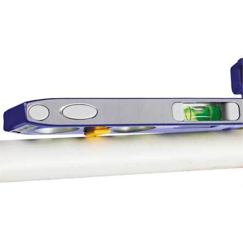 250 Series Heavy-Duty Torpedo Level, 9" L, Aluminum, 4 Vials, Magnetic Seaboard Timber Mart