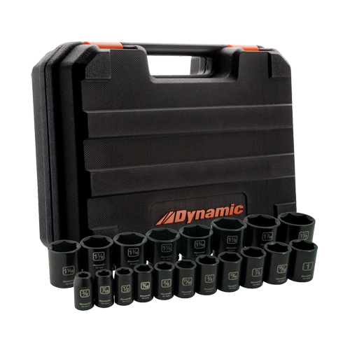 Jeu de douilles SAE, 19 Mcx, Chocs, Prise de 1/2" Seaboard Timber Mart