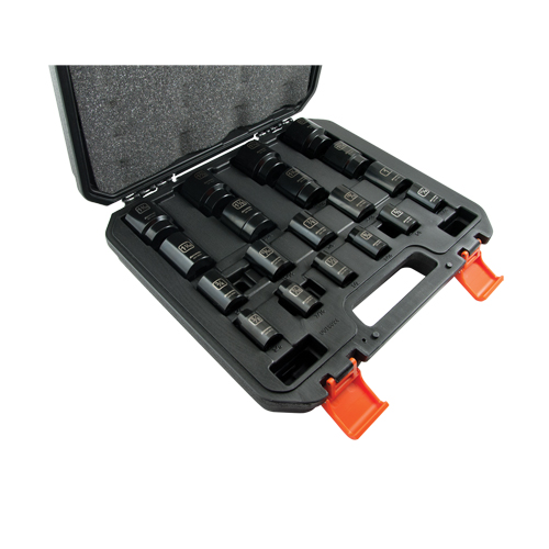 Jeu de douilles SAE, 19 Mcx, Chocs, Prise de 1/2" Seaboard Timber Mart