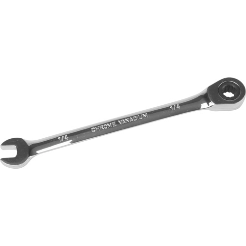 SAE Ratcheting Combination Wrench, 12 Point, 1/4", Chrome Finish Seaboard Timber Mart