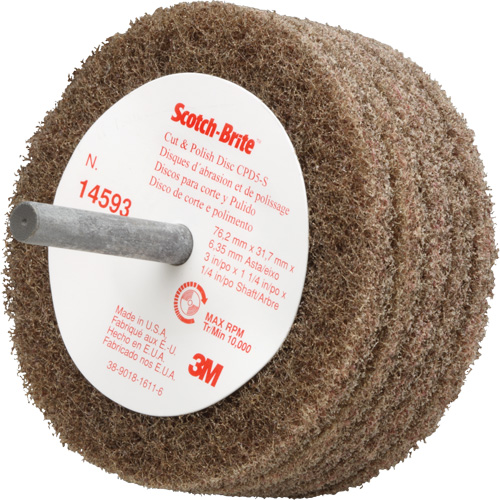 Scotch-Brite Cut & Polish Disc, 3" Dia. Seaboard Timber Mart