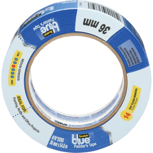 ScotchBlue Original Painter's Tape 2090, 36 mm (1-2/5") x 55 m (180'), Blue Seaboard Timber Mart