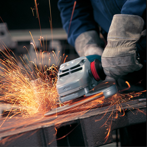 Large Angle Grinder with Rat Tail Handle, 7", 120 V, 15 A, 6500 RPM Seaboard Timber Mart