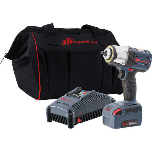 IQv20 Compact Cordless Impact Wrench Kit, 20 V, 3/8" Socket Seaboard Timber Mart