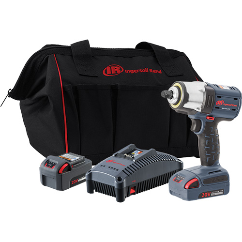 IQv20 Compact Cordless Impact Wrench Kit, 20 V, 3/8" Socket Seaboard Timber Mart