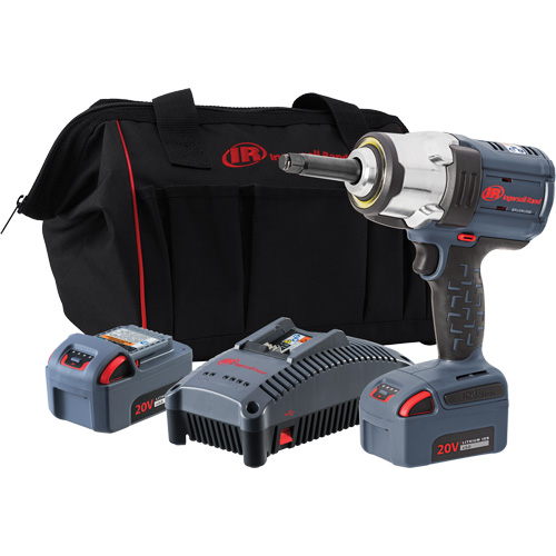 Cl&eacute; &agrave; percussion sans fil IQv20 avec n&eacute;cessaire de rallonge 2" Anvil, 20 V, Mandrin 1/2" Seaboard Timber Mart