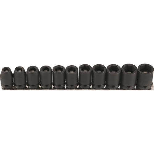 Jeu de douilles magn&eacute;tiques, 11 Mcx, Chocs, Prise de 3/8" Seaboard Timber Mart