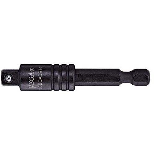 Adaptateur et rallonge pour douille &agrave; d&eacute;clenchement rapide, 1/4" Prise, Dimension m&acirc;le 1/4", Sph&eacute;rique, 3" lo Seaboard Timber Mart