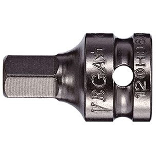 Embout &agrave; ins&eacute;rer, Hexagonale, 1/8" x 3/4" lo, Prise 1/4" Seaboard Timber Mart