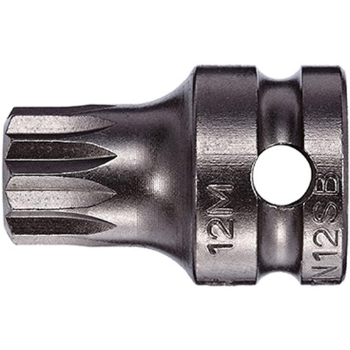 Socket Bit, Triple Square, 5 x 1" L, 3/8" Drive Seaboard Timber Mart
