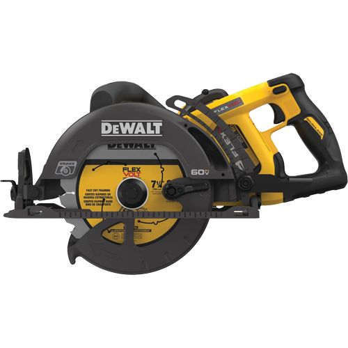 FlexVolt&reg; Worm Drive Style Saw Kit, 7-1/4", 60 V Seaboard Timber Mart