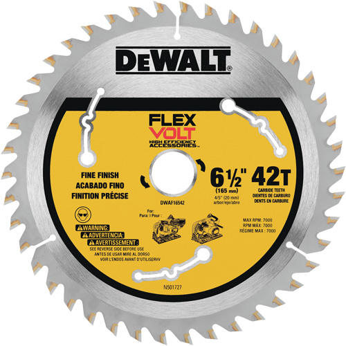 FlexVolt&reg; TrackSaw Blade, 6-1/2", 42 Teeth, Wood Use Seaboard Timber Mart