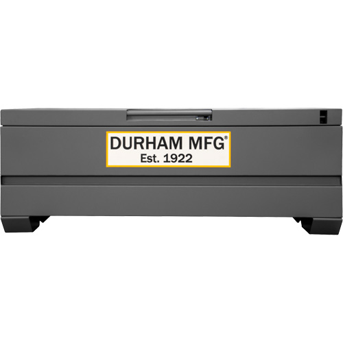 Jobsite Storage Box, 60" x 24" x 22-3/4", Steel, Grey Seaboard Timber Mart