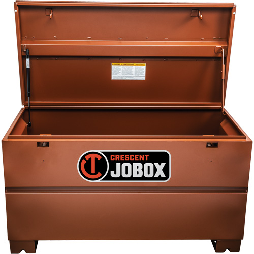 Coffre de chantier de s&eacute;rie Tradesman, 48" x 24" x 27-1/2", Acier, Orange Seaboard Timber Mart