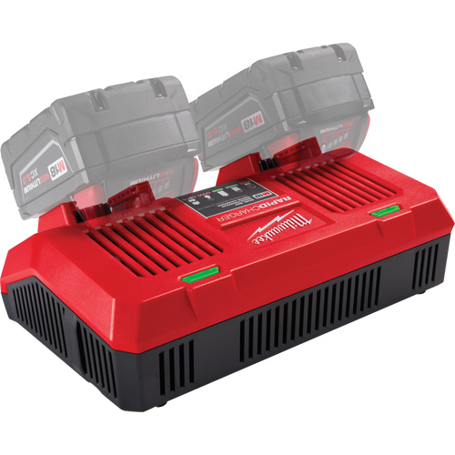 Chargeur rapide simultan&eacute; double port M18, 18 V, Lithium-ion Seaboard Timber Mart