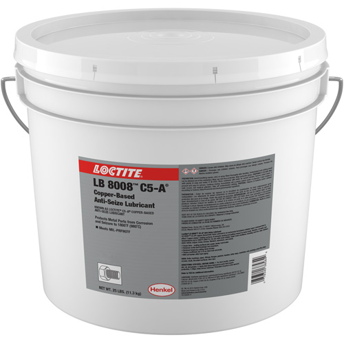 LB 8008 C5-A Copper Anti-Seize Lubricant, 25 lbs., Pail, 1800°F (982°C) Max Temp. Seaboard Timber Mart