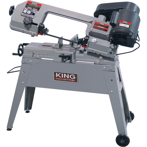 Metal Cutting Band Saw, Horizontal/Vertical, 5" Round and 4-1/2" x 6" Rectangular Cutting Capacity Seaboard Timber Mart